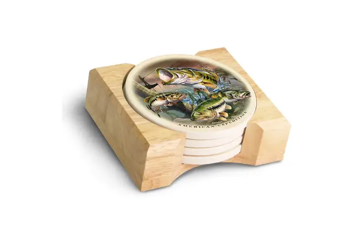 American Expedition Stone Coaster Set - view 2